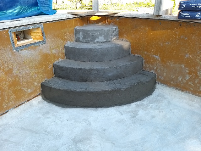 Création de l'escalier