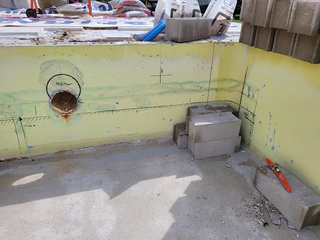 Traçage de l'escalier et déplacement du projecteur