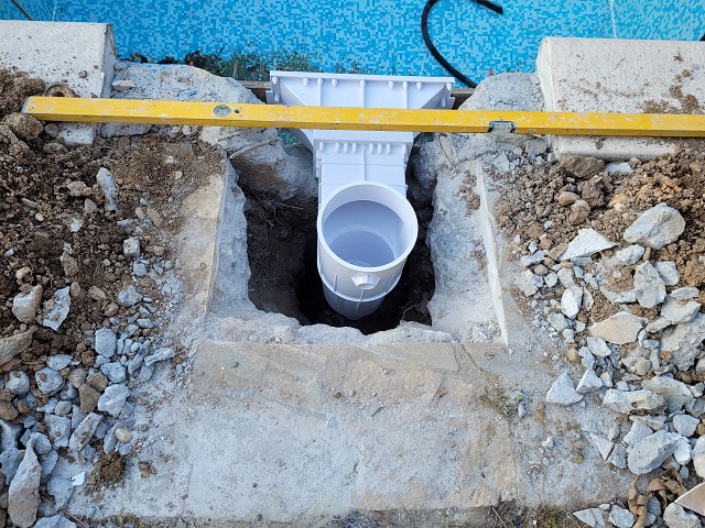 Mise en place du nouveau skimmer