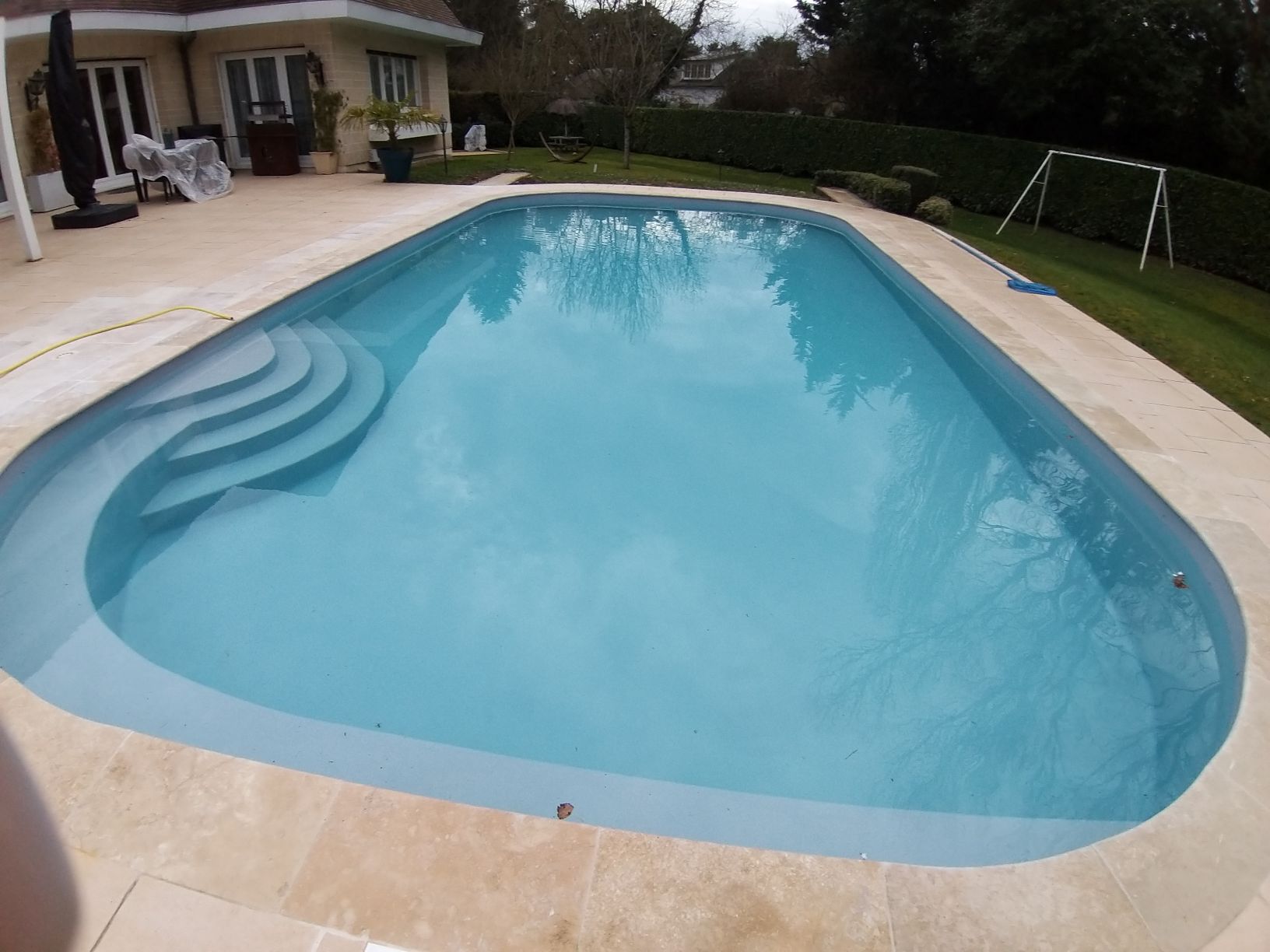 Piscine en service, RAL gris 7040